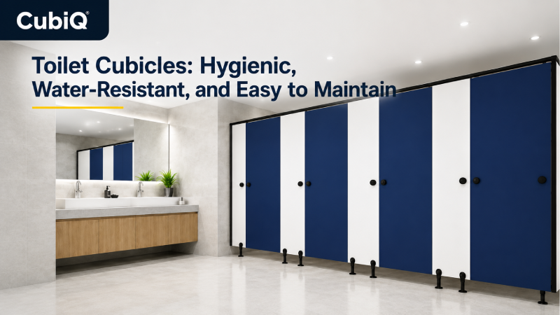 Toilet Cubicles: Hygienic, Water-Resistant, and Easy to Maintain