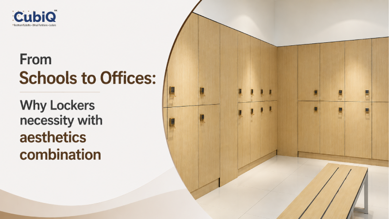 From Schools to Offices: Why Lockers Are a Necessity with Aesthetics Combination