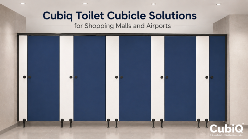 CubiQ Toilet Cubicle Solutions for Shopping Malls and Airports