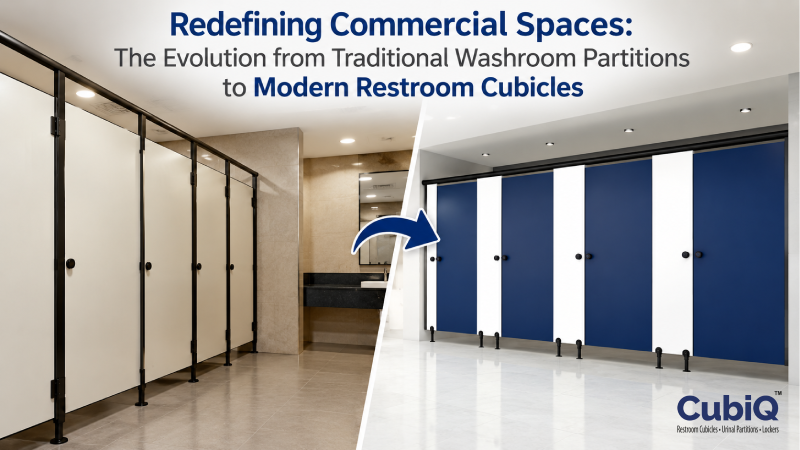 Redefining Commercial Spaces: The Evolution from Traditional Washroom Partitions to Modern Restroom Cubicles